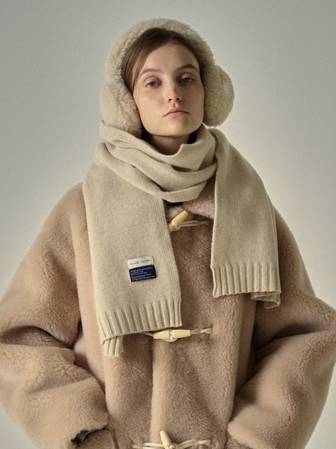 Cashmere Knit Muffler_4 colors