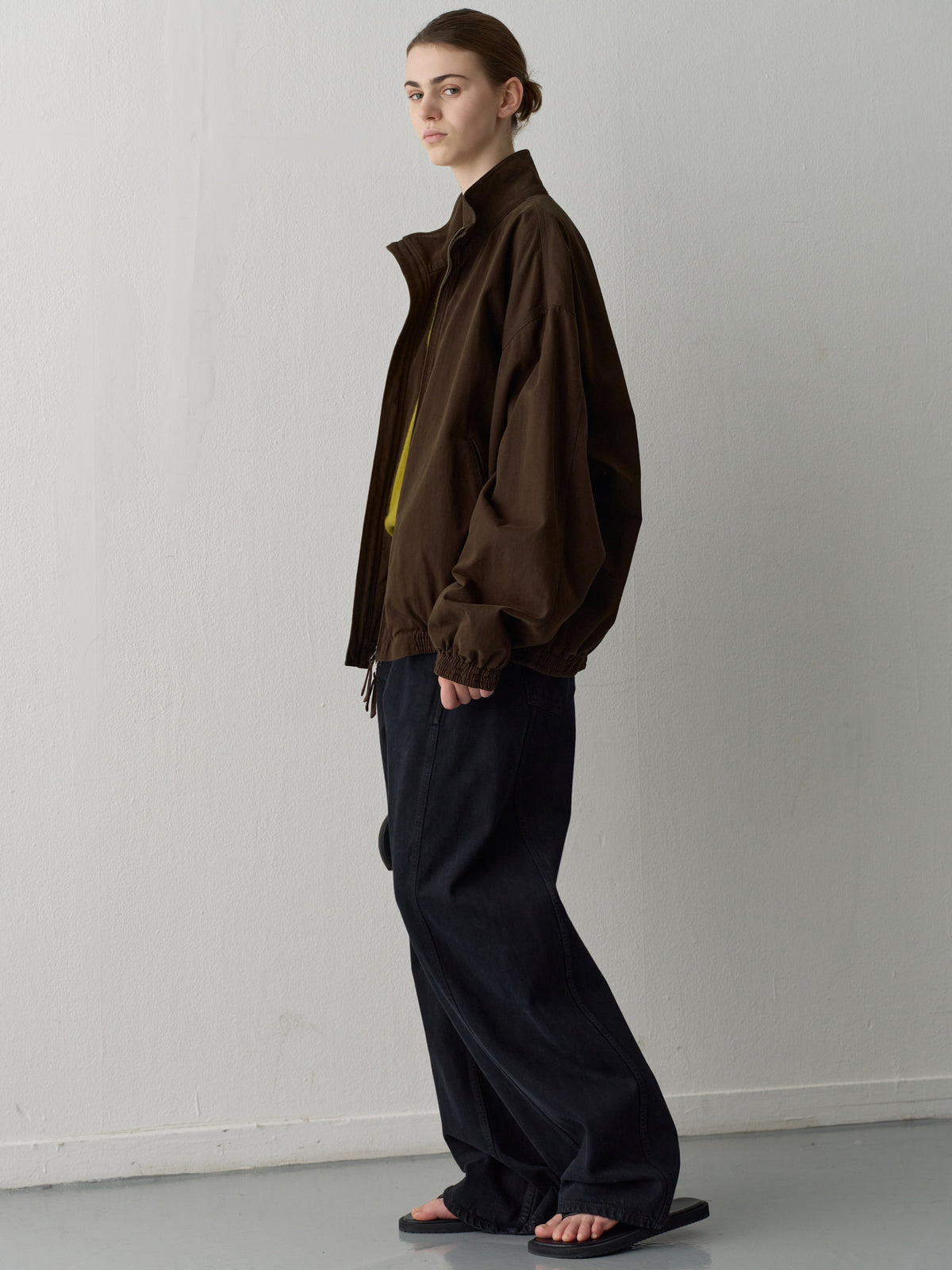 [11/3 Pre-order] Peached Cotton Blouson_brown