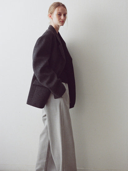 Alpaca 3-Button Jacket_charcoal