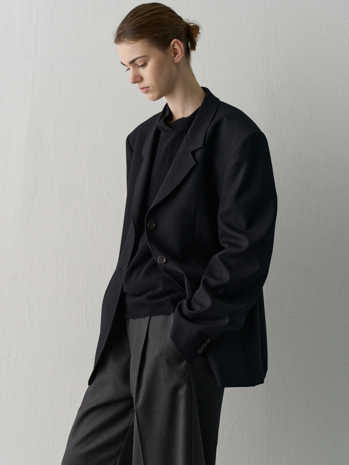 Timeless 3-Button Jacket_black