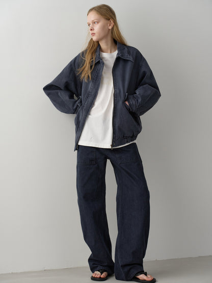 Denim Round Work Pants_vintage midnight
