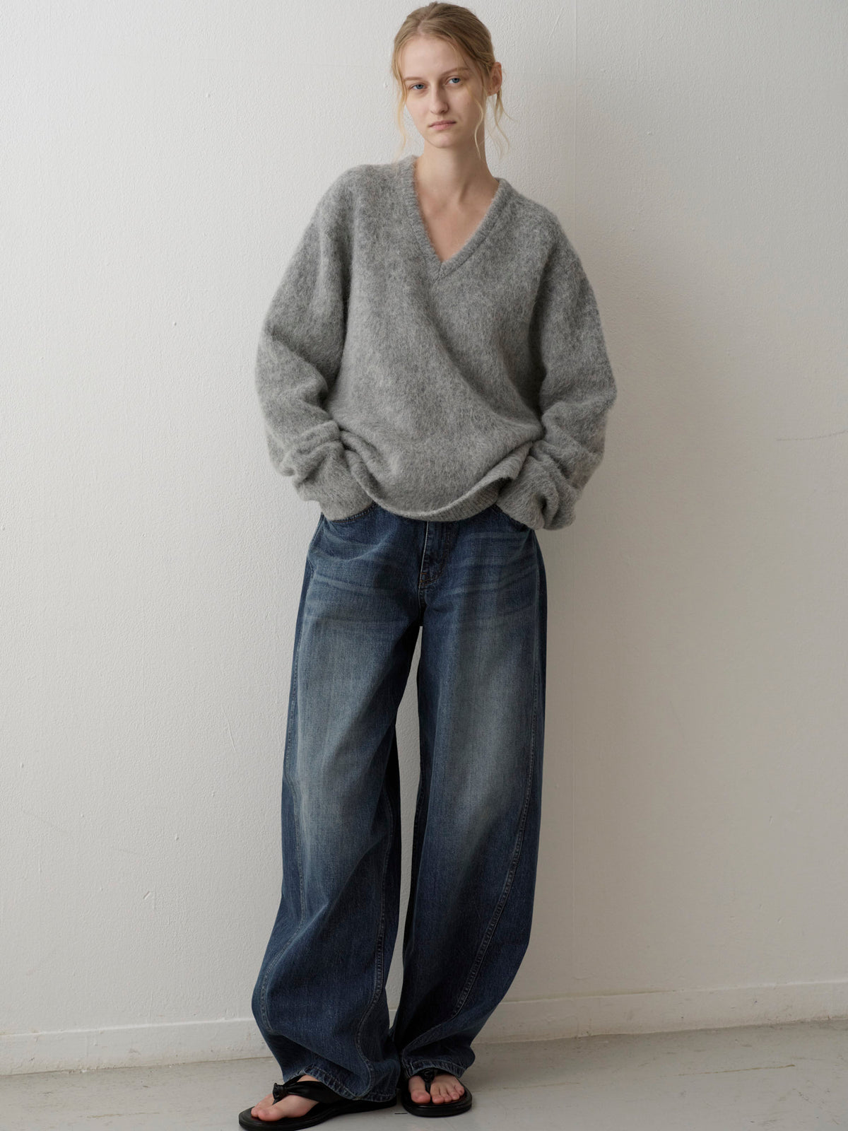 Wide Tapered Denim_Vintage Washing