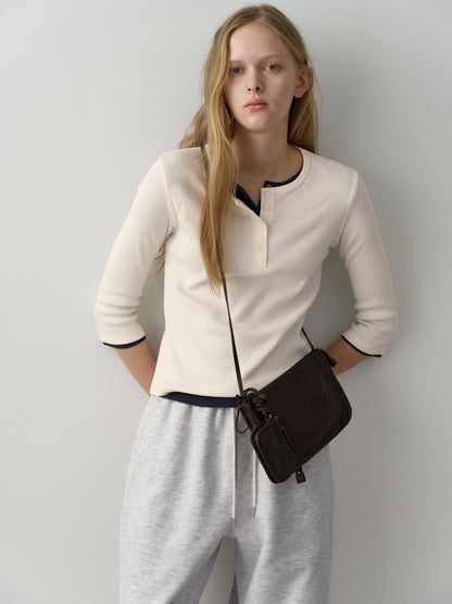 Gabin Washing Leather Bag_chocolate