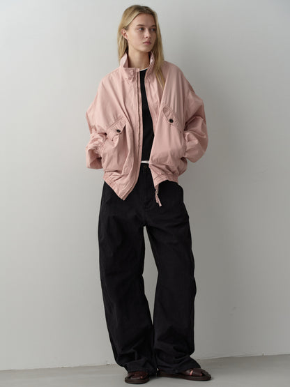 Washed Cotton Blouson_pink