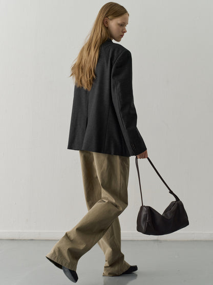 Timeless 3-Button Jacket_dark charcoal