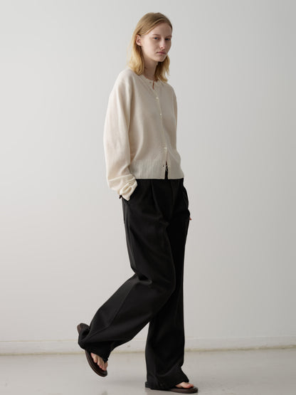 Cotton Double Pocket Pants_black