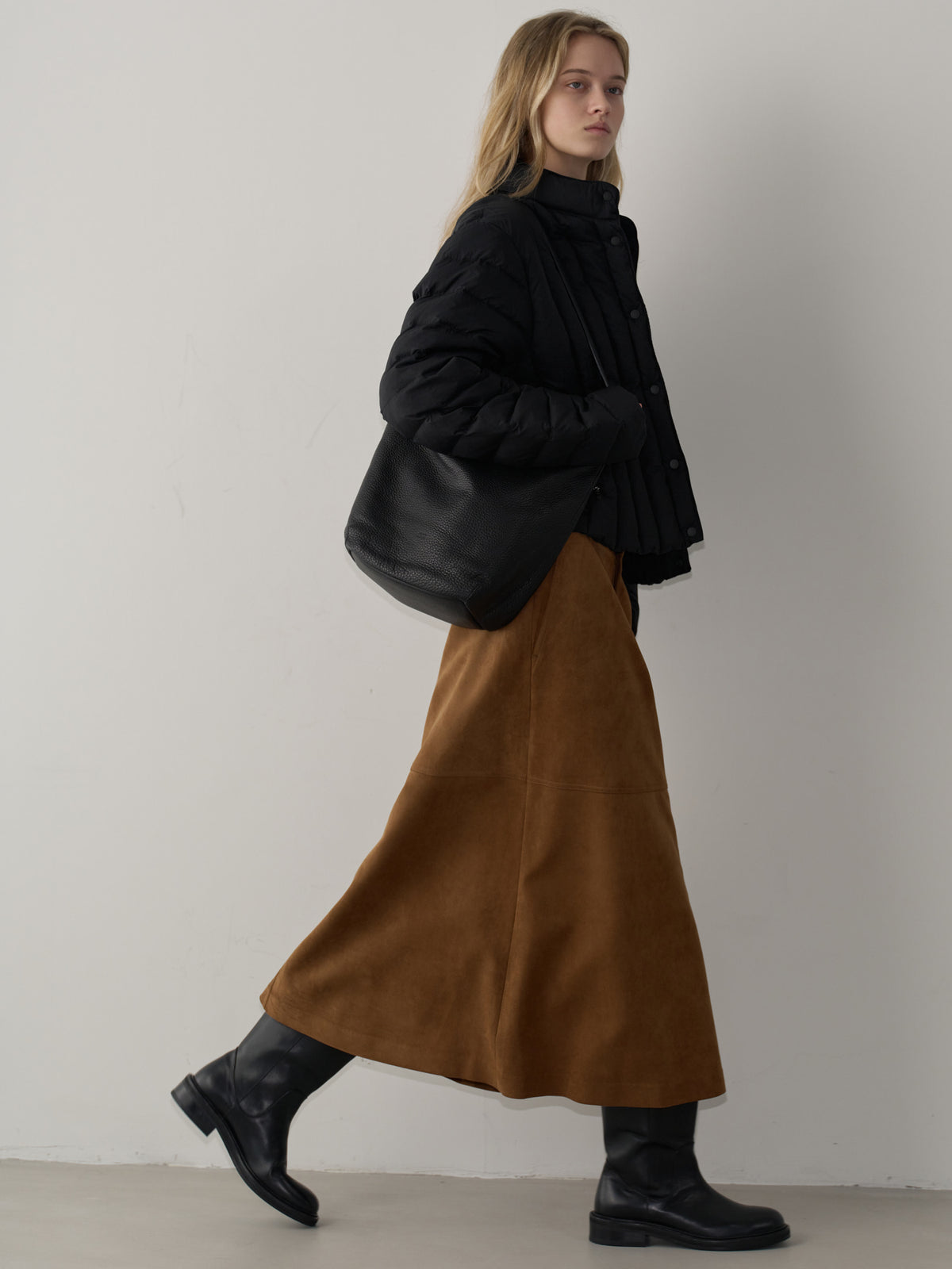 Vertical Light Padded Jacket_black