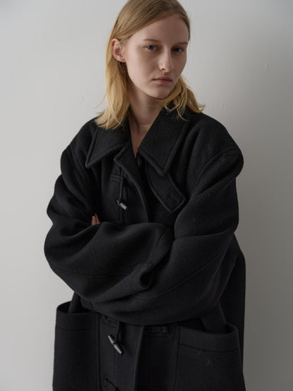 Cashmere Duffle Coat_black