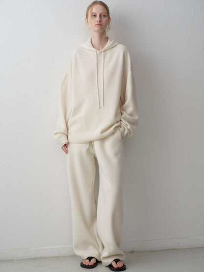 Cashmere Hooded Pullover_ivory