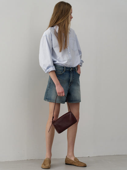 [11/23 Pre-order] Washed Cotton Shirt_sky