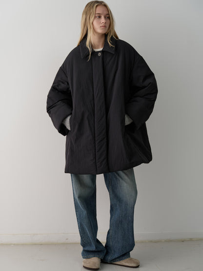 Padded Half Coat_black