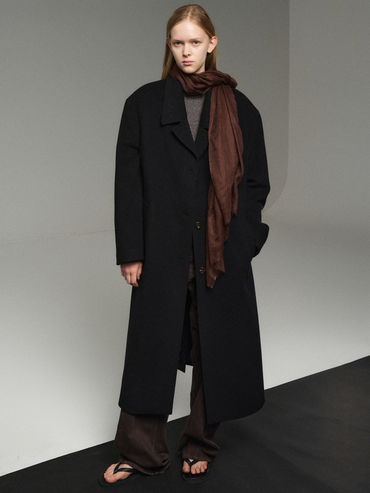 Classic Wool Single Coat_Black