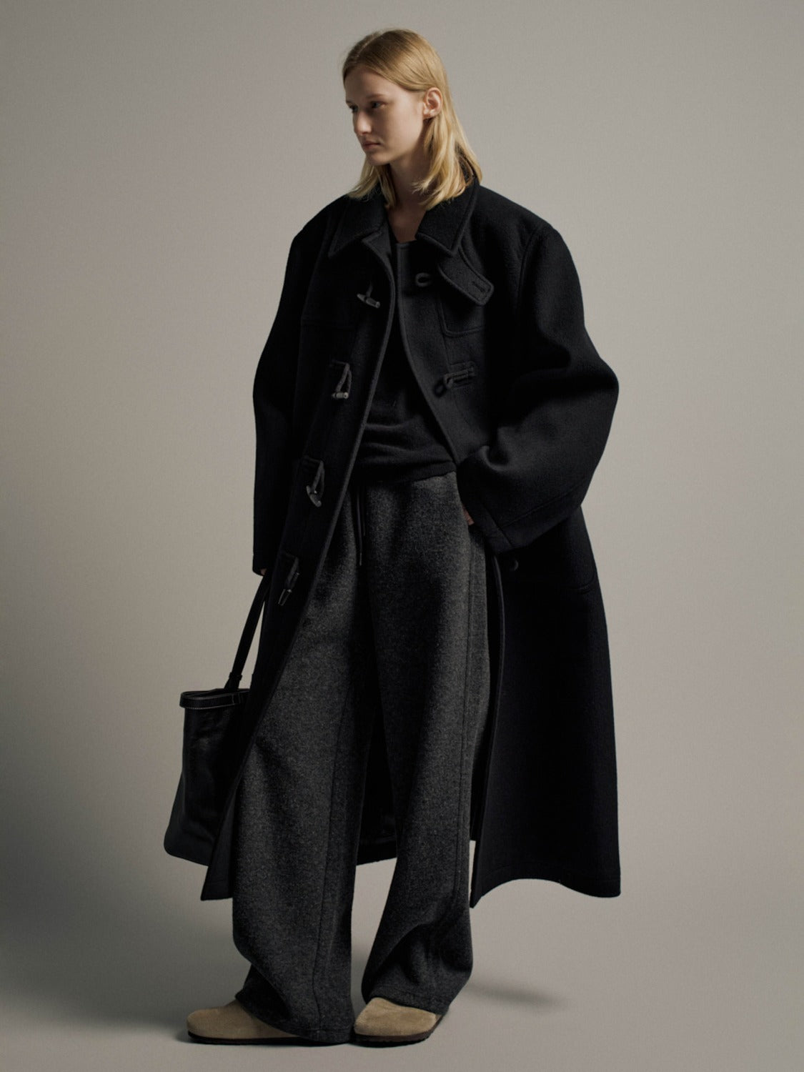 Cashmere Duffle Coat_black
