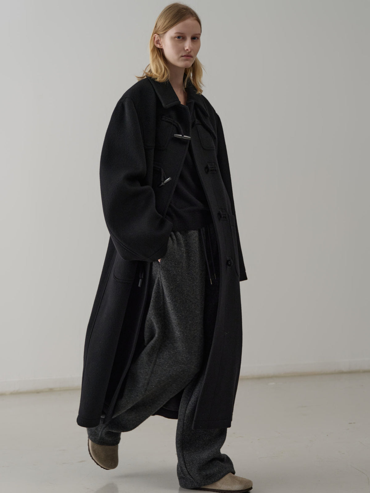 Cashmere Duffle Coat_black