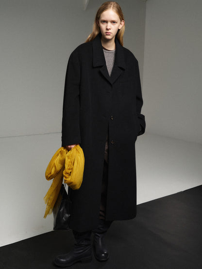Classic Wool Single Coat_Black