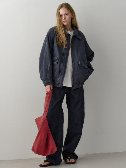 Denim Round Work Pants_vintage midnight