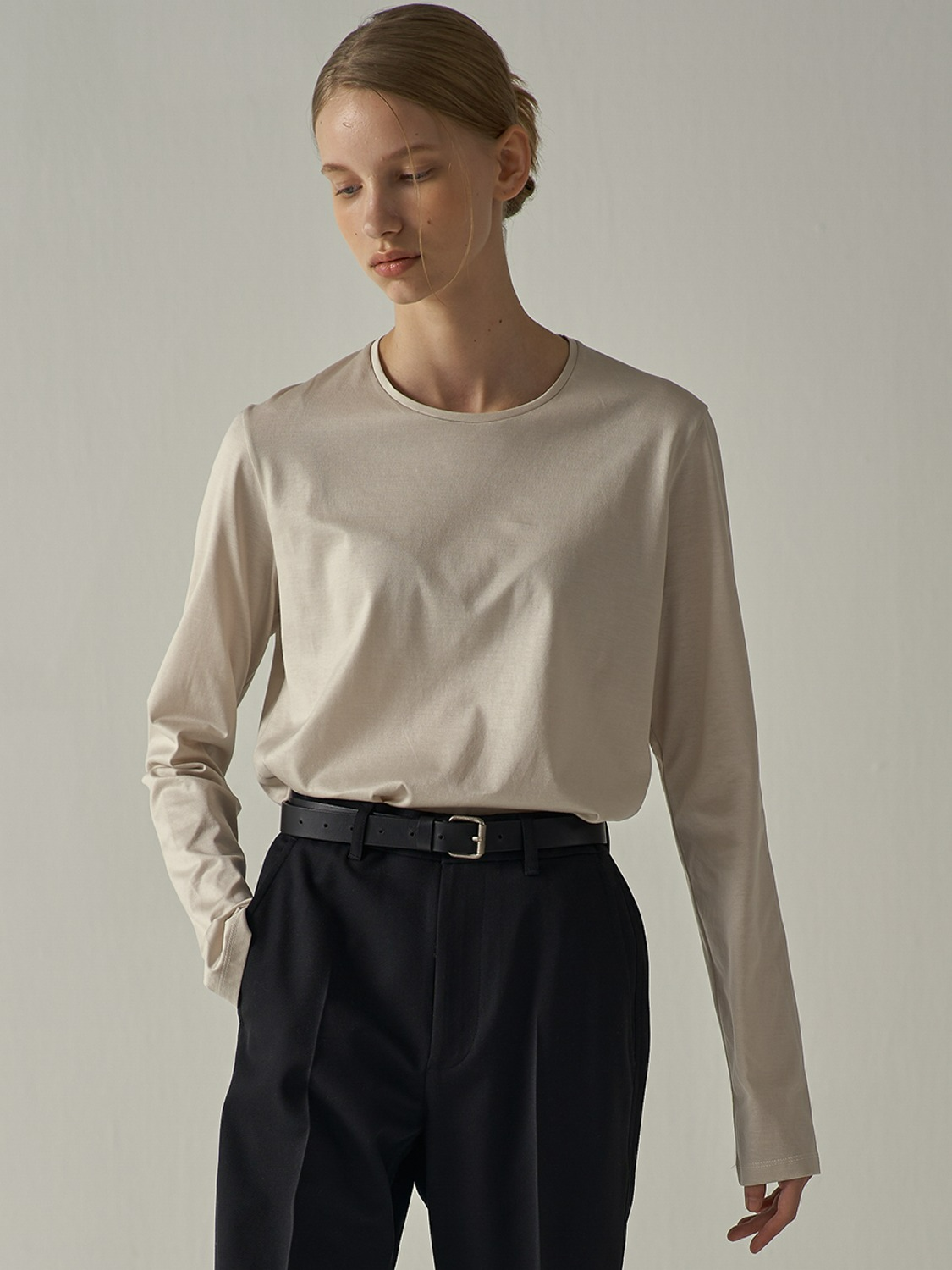 Silket Cotton T-Shirt(long)_4color