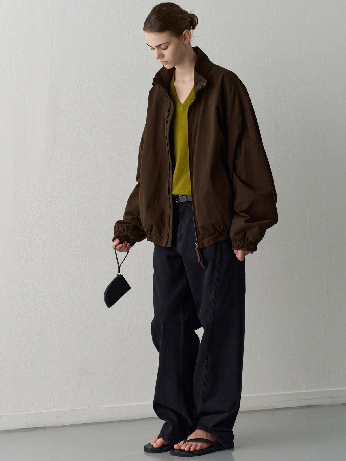[11/3 Pre-order] Peached Cotton Blouson_brown