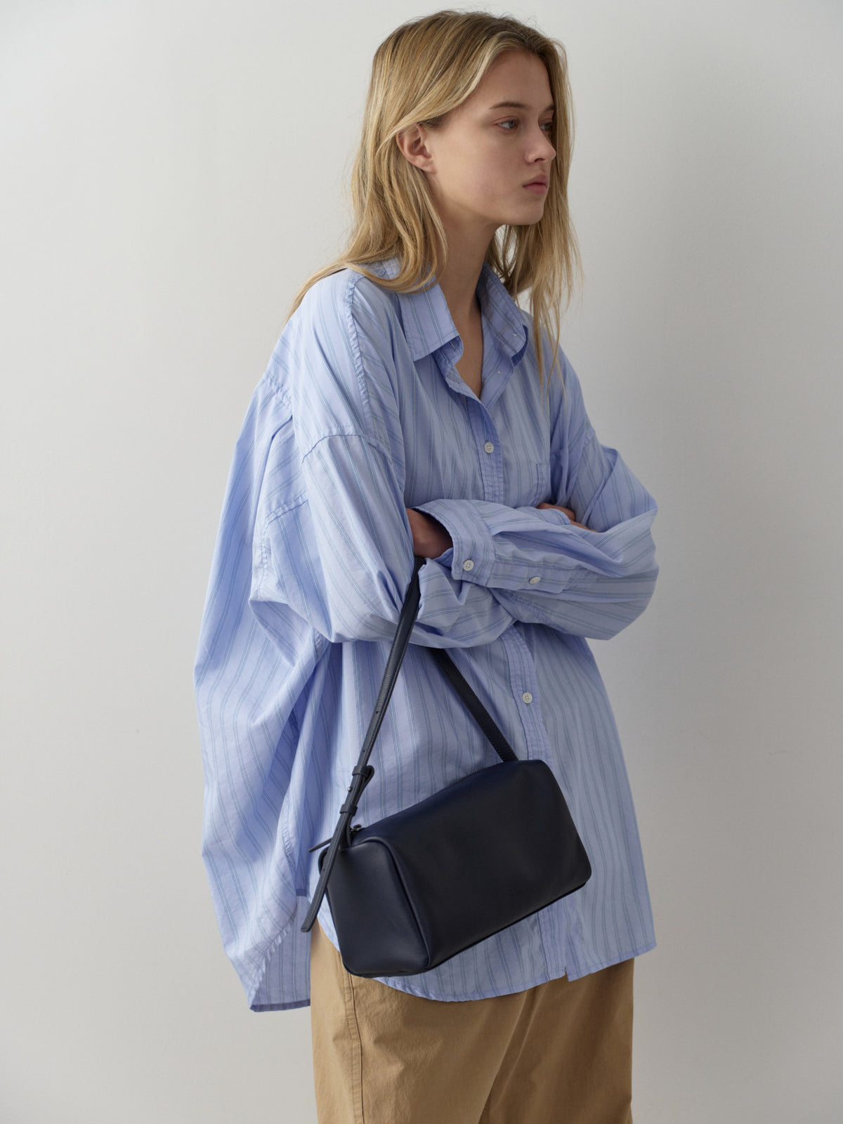 Vintage Stripe Shirt_sky blue