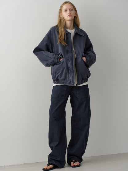 Denim Round Work Pants_vintage midnight