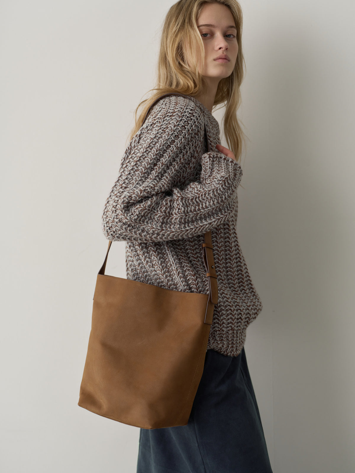 Antique Shepherd Bag_olive brown