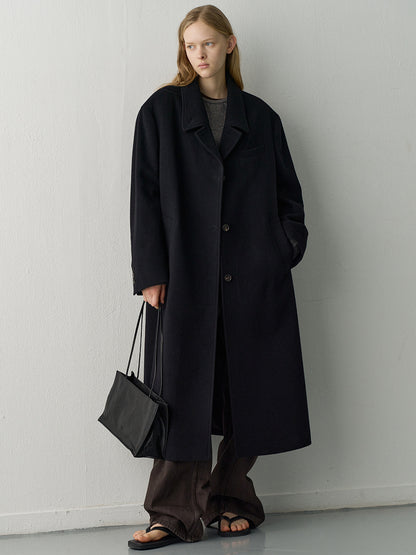 Classic Wool Single Coat_Black