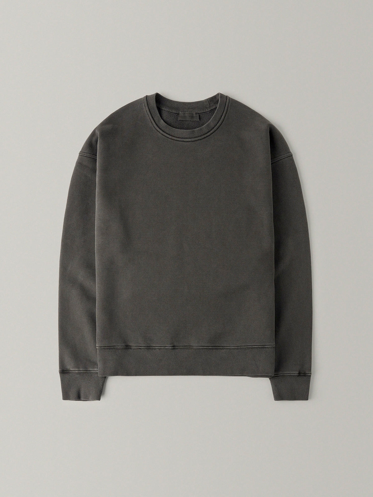 Oversized Fit Pigment Sweatshirt_charcoal
