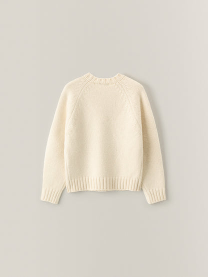 Essential Raglan Sweater_ivory