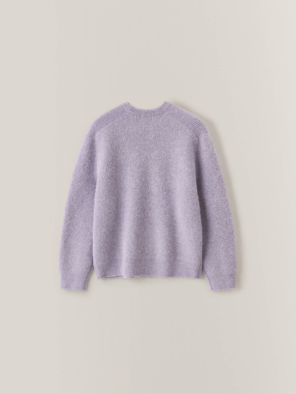 Alpaca Pullover Sweater_pastel purple