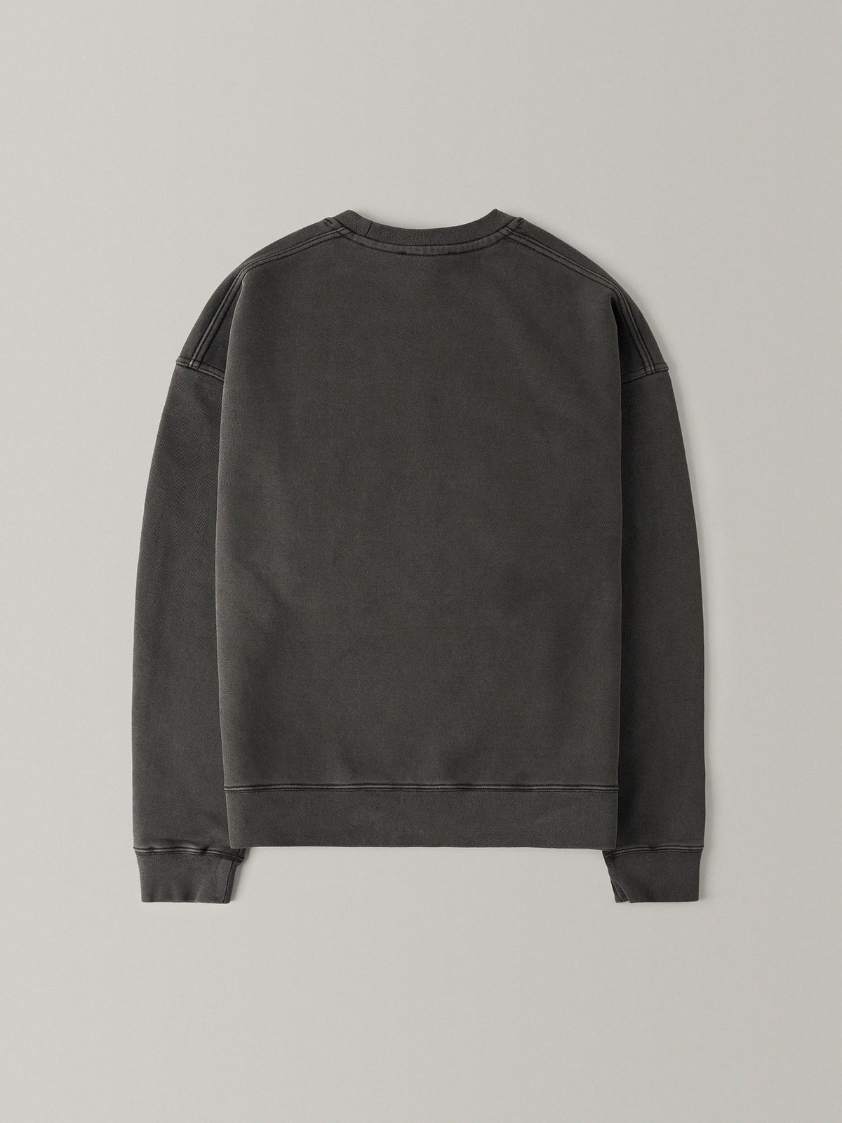 Oversized Fit Pigment Sweatshirt_charcoal