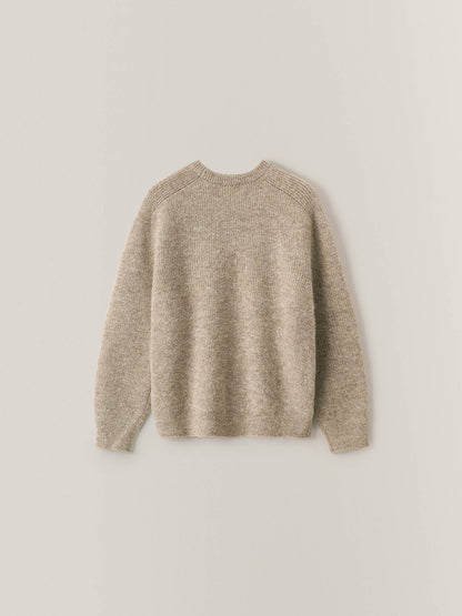 Alpaca Pullover Sweater_beige