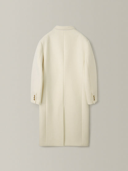 Cashmere double coat_ivory