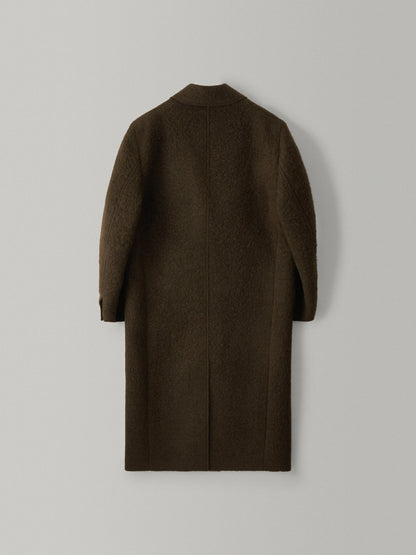 Lama Wool Single Coat_khaki
