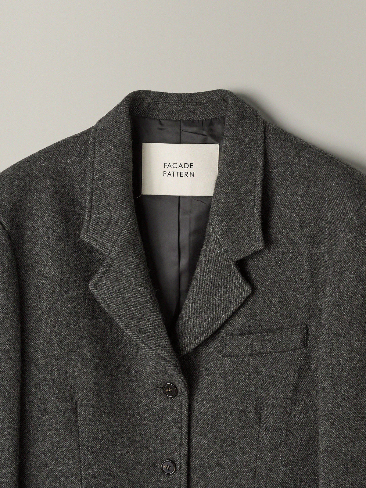 Alpaca 3-Button Jacket_charcoal