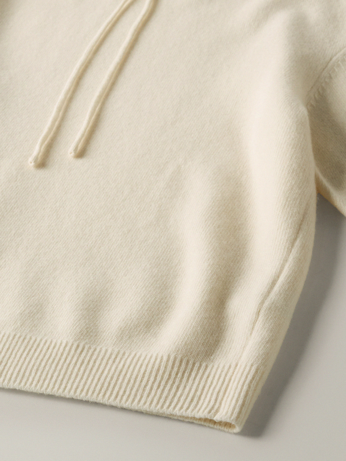 Cashmere Hooded Pullover_ivory