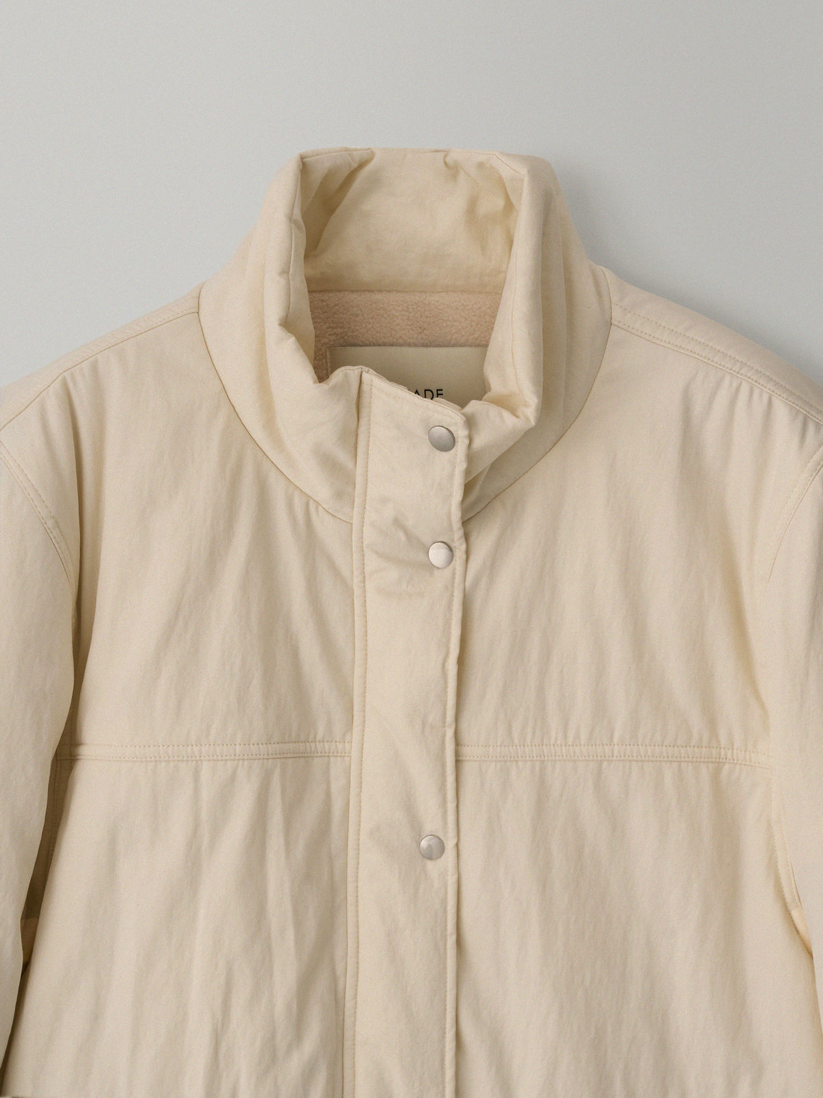 Vintage Padded Jumper_ivory