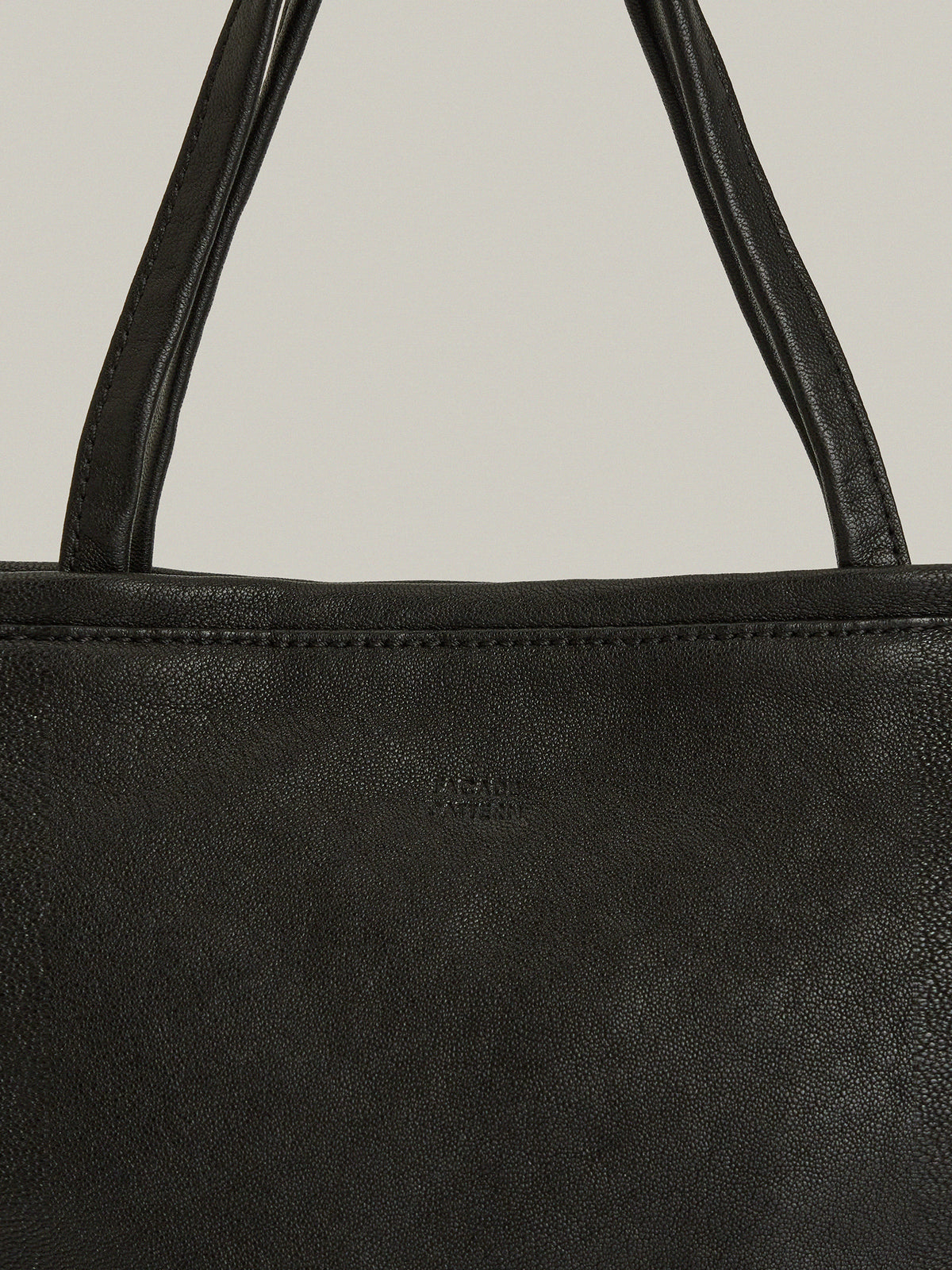 Breeze Washed Leather Tote Bag_Black