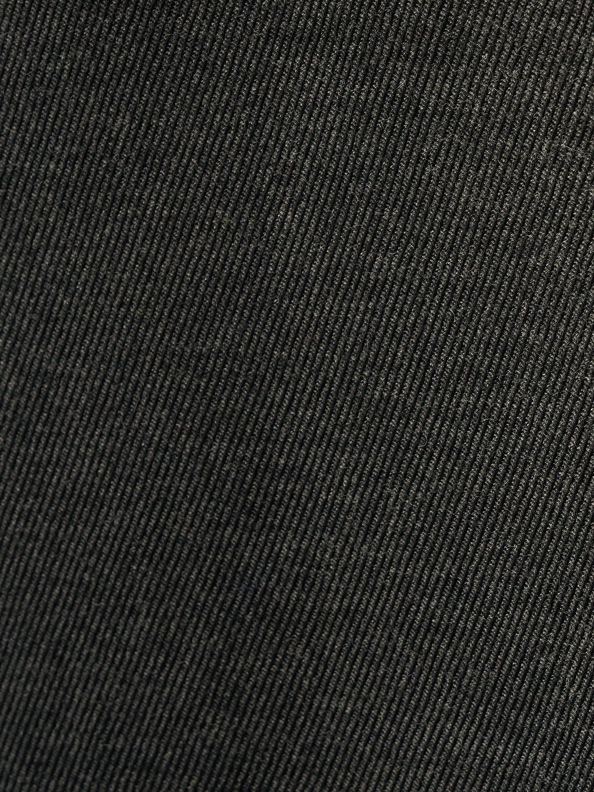 Wool Twill Maxi Skirt_Charcoal