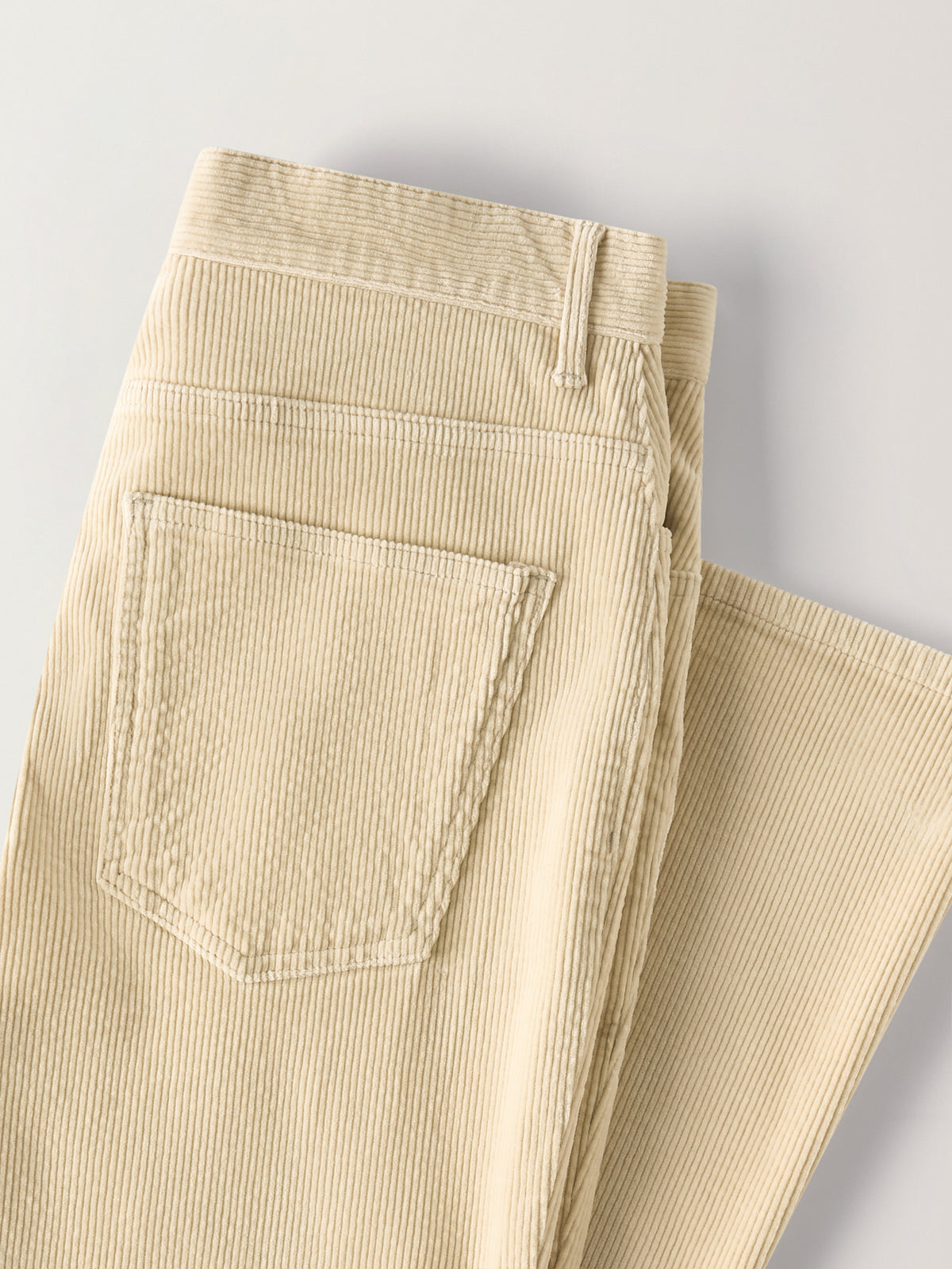 Corduroy Bootcut Pants_cream