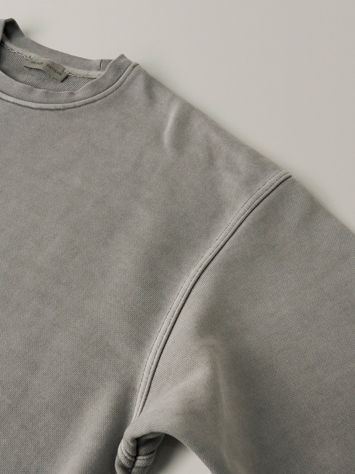 Oversized Fit Pigment Sweatshirt_grey