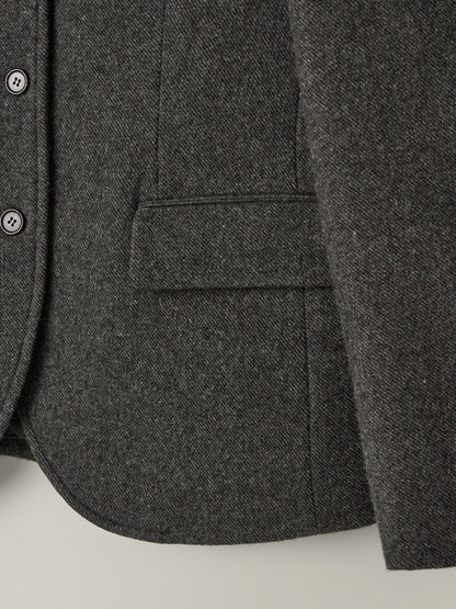 Alpaca 3-Button Jacket_charcoal