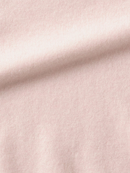 Essential V-Neck Knit_pale pink