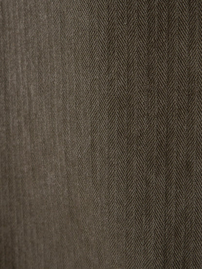 Striped Straight Denim_khaki