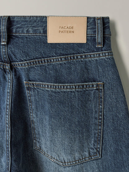 Wide Tapered Denim_Vintage Washing