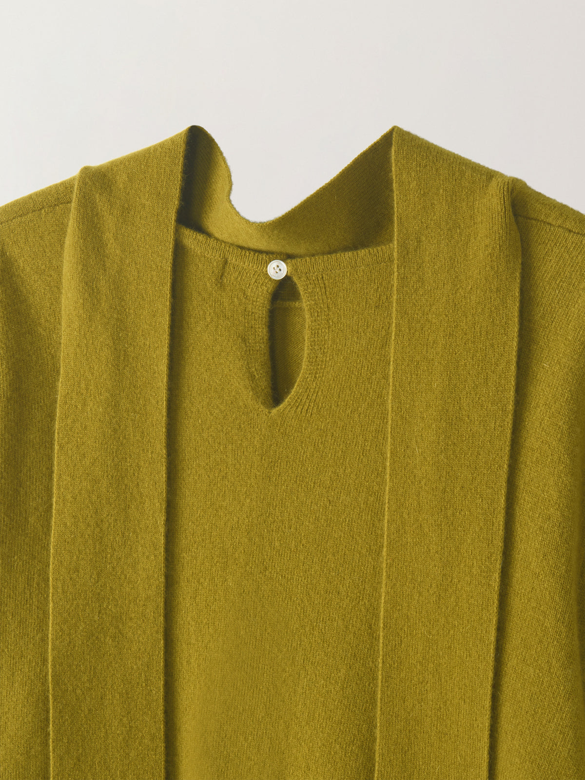 Cashmere Scarf Sweater_olive