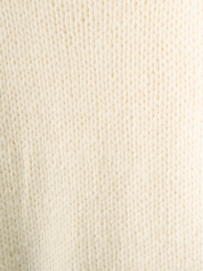 Handmade Round-neck Sweater_ivory