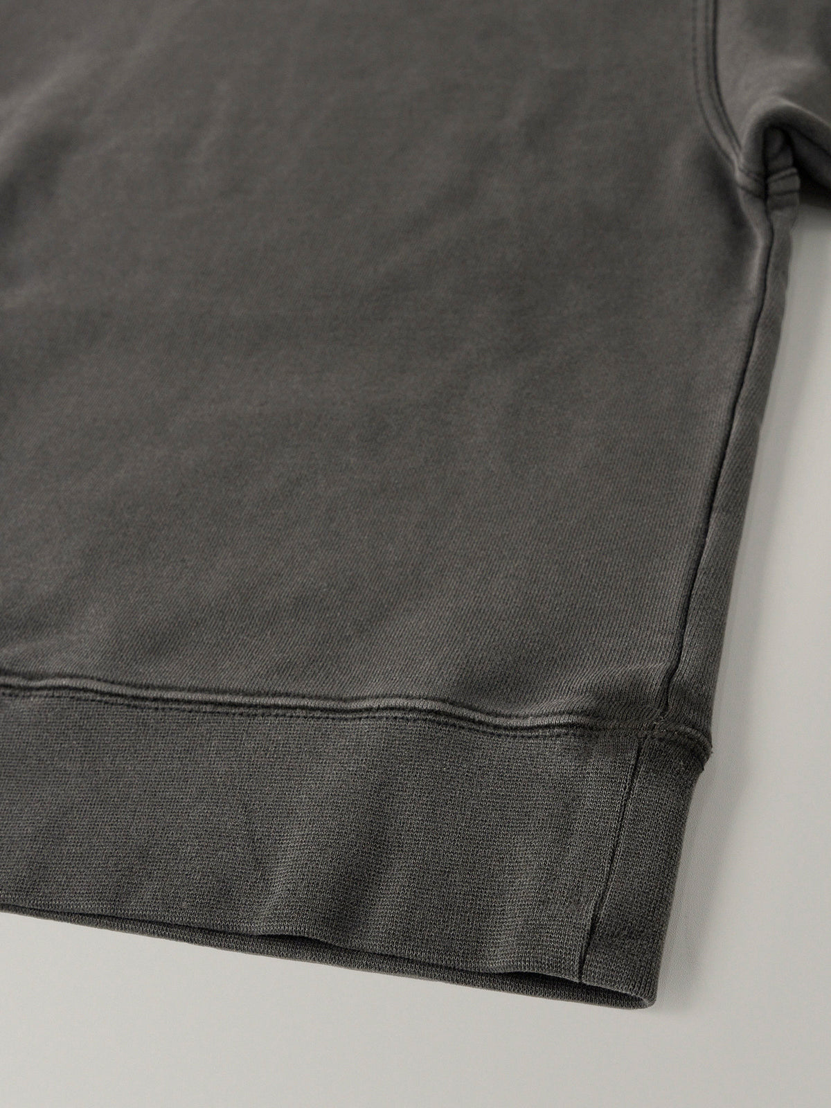 Oversized Fit Pigment Sweatshirt_charcoal