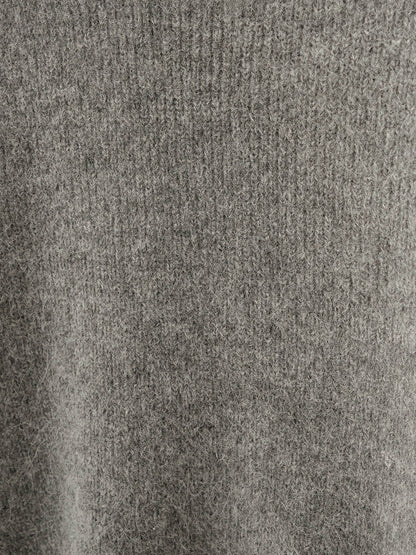 Alpaca Pullover Sweater_charcoal