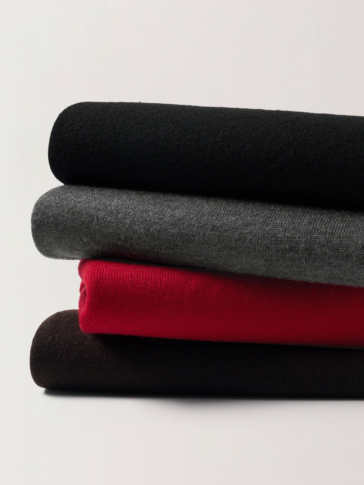 [11/25 Pre-order] Merino Wool Mock Neck Knit_charcoal