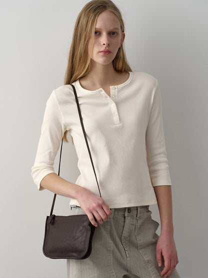 Gabin Washing Leather Bag_chocolate